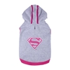 Picture of Supergirl Cotton Brushed Pink Dog Hoodie | Heroic & Cozy Pet